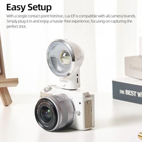 Godox LUX ELF Retro Flash for Canon Sony Leica Fuji Panasonic Universal Hot Shoe Microsingle Digital Camera Portable Flash