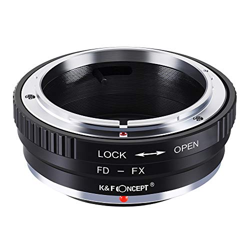 K&F Concept Lens Mount Adapter Canon FD Lens to Fujifilm FX Mount Mirrorless Camera Adapter