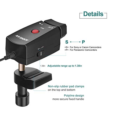 AODELAN Lanc Camcorder Zoom Controller Video Recording Remote Control