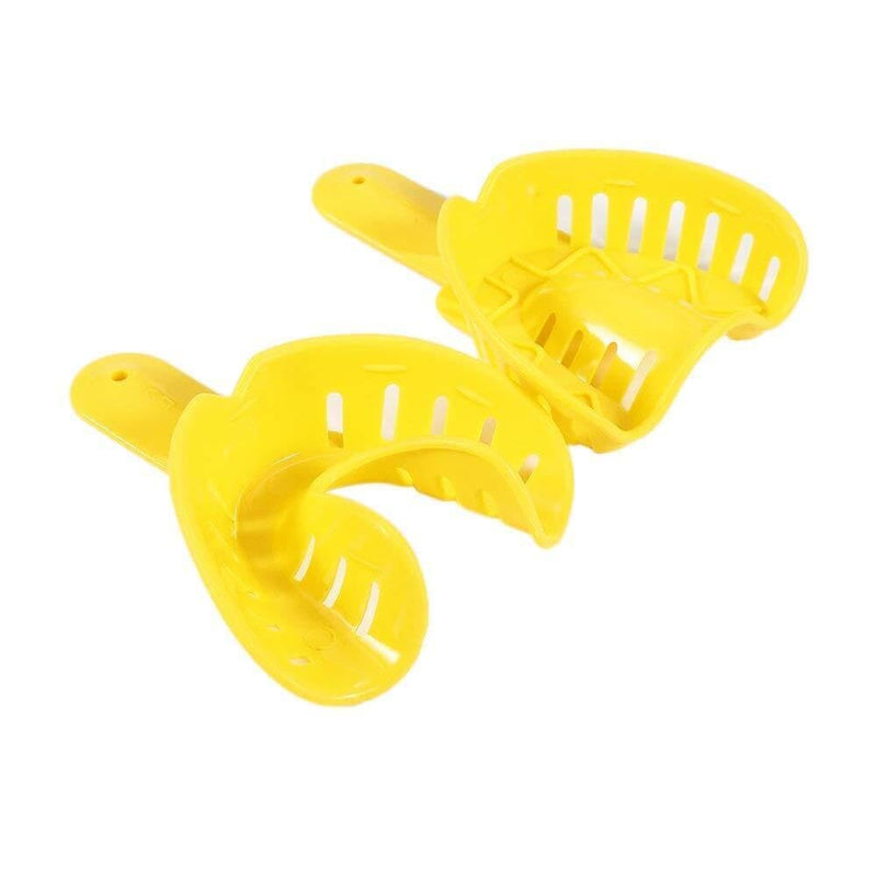 [Australia - AusPower] - Dental Impression Trays Perforated Plastic Materials Teeth Holder for Adult/Children Orthodontics Upper & Lowe 12pcs 