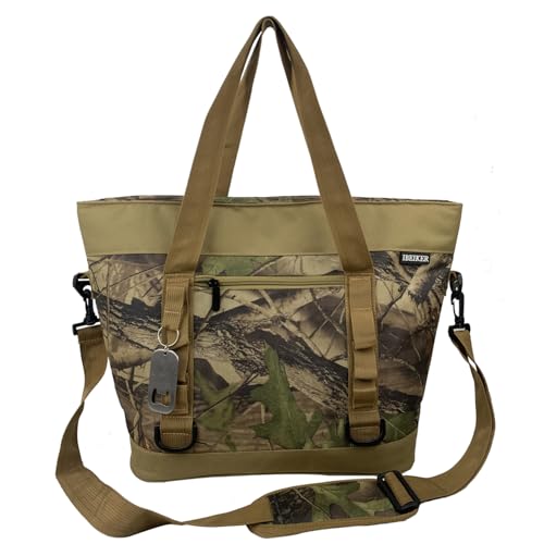 Insulated Cooler Bag, Large Insulated Bag, Reusable Shopping Bags, Leakproof Soft Cooler with BagsBottle Opener, Suitable for Supermarket Shopping, Travel,Beach,Family Picnic,Camping green