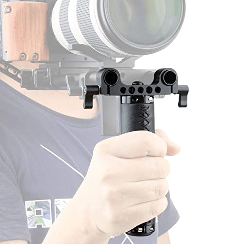 NICEYRIG 15mm Rod Handle Applicable for DSLR Rig Support Rail System - 112