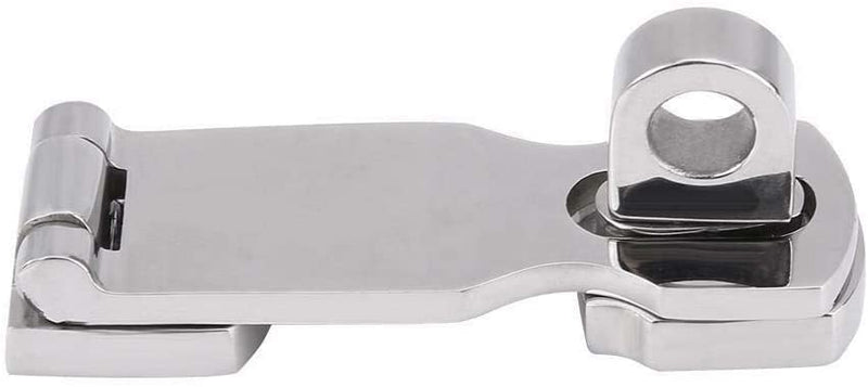 [Australia - AusPower] - ISURE MARINE Grade Stainless Steel 3" Heavy Duty Door Hasp with Turning Padlock Eye Mount with Screws 
