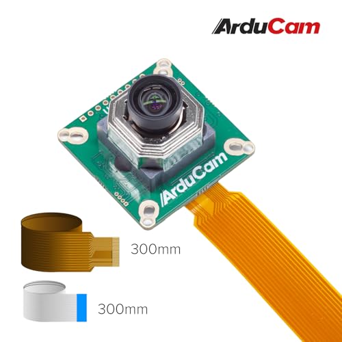Arducam for Raspberry Pi HQ Camera with Motorized Focus Lens, 12.3MP IMX477 Camera Module with M12 Lens for Raspberry Pi 5, 4 Model B, Pi 3/3B+, and Pi Zero 2W