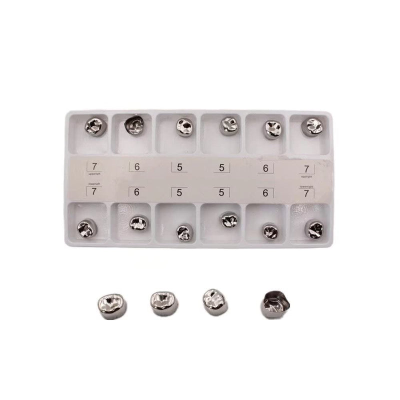 Stainless Steel Primary Molar Crown Adult Dental Crowns Lab Materials