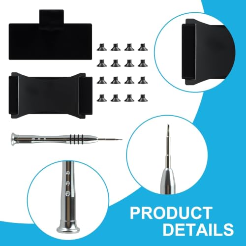 Dedoda wallet replacement screws and elastic band kit compatible with Ridge Wallets, screw and bolt assortment set