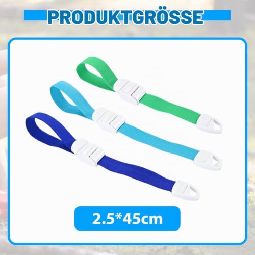 Pack of 3 Medical Nurse Tourniquet Storage Tubes with Quick and Slow Release Buckle Nurse Gift Idea