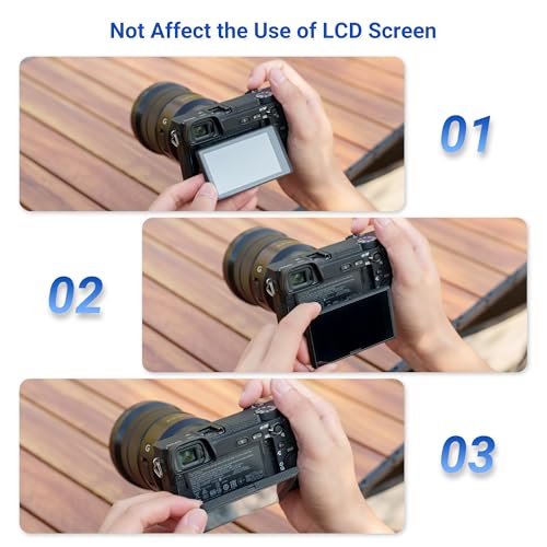 JJC FDA-EP10 Soft Eyecup Eyepiece Viewfinder & Battery Case Holder for Sony A6300 A6100 A6000 Cameras with Sony NP-FW50 Battery