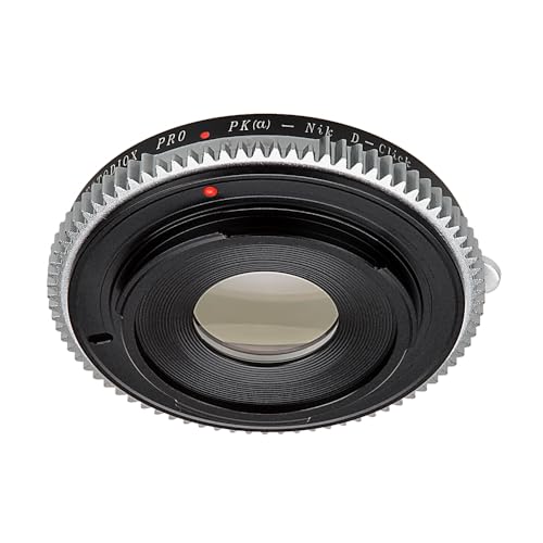Fotodiox Pro Lens Mount Adapter Compatible with Pentax K AF (KAF) Lenses to Nikon F-Mount Cameras