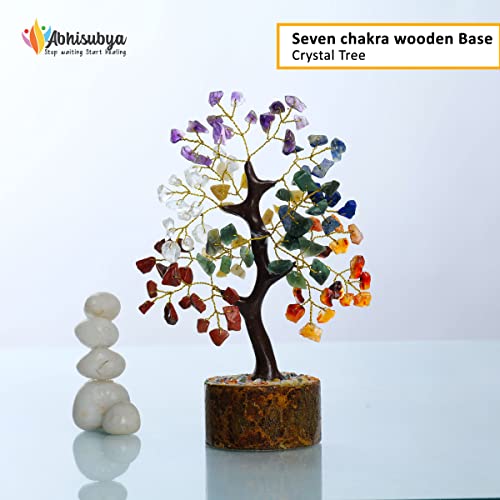 7 Chakra Tree of Life - Aesthetic Room Decor - Crystal Necklace - Nature Decor - Crystal Tree