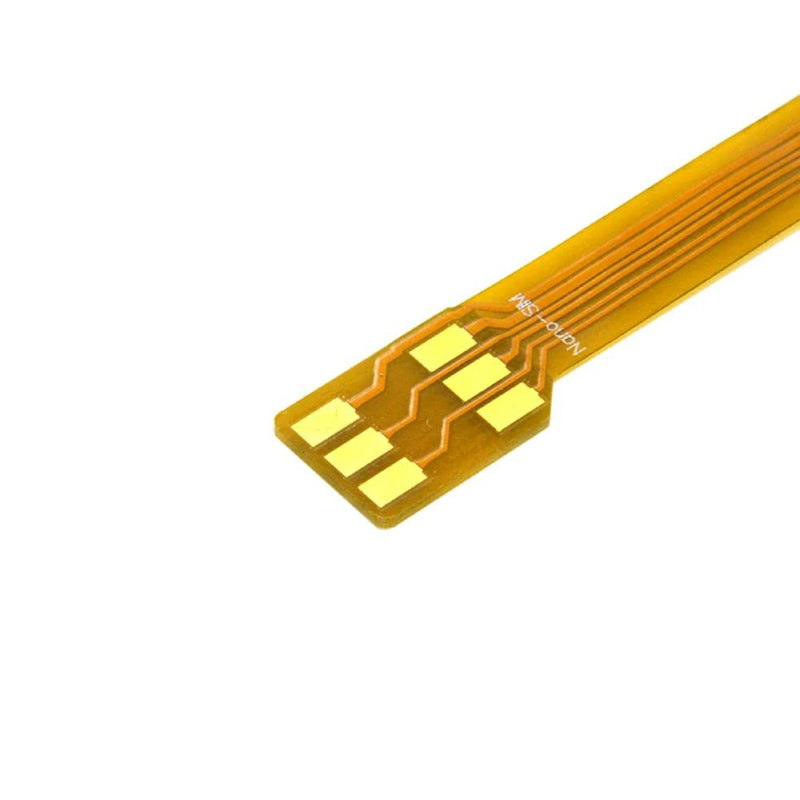 [Australia - AusPower] - CableCC Micro SIM Card to Nano SIM Kit Male to Female Extension Soft Flat FPC Cable Extender 10cm Nano-Micro SIM 