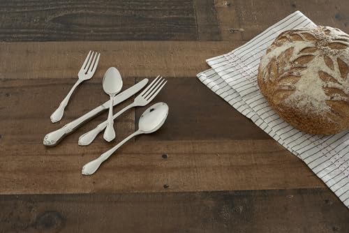 Oneida Chateau Dinner Forks Silverware Set for 4, Flatware Dinner Forks, Set of 4
