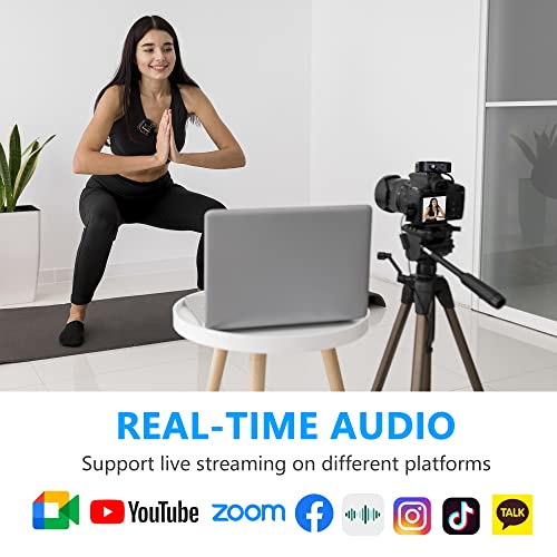 Saramonic Blink900 B1TG Wireless Lavalier Microphone System & 656ft Range & Monitor for Canon Nikon DSLR Camera, Camcorder, for Interview, Vlogging, Tiktok, YouTube Video, News Gathering