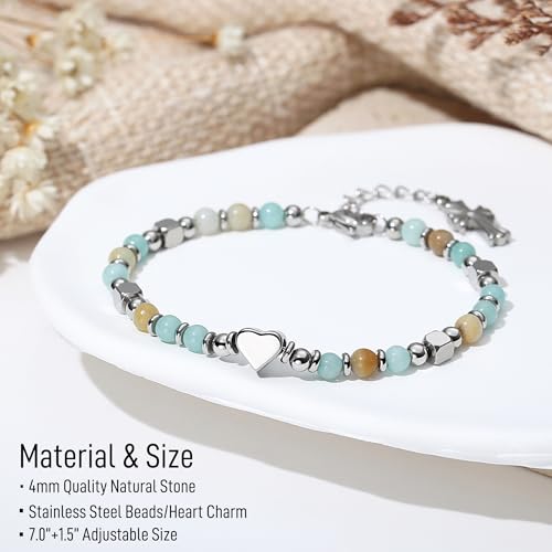 TONY & SANDY Christian Gifts for Women, Religious Cross Bracelet Faith Jewelry, Confirmation Baptism Christmas Birthday Gifts for Women, Unique Gifts for Teens Girls Kids Adults Pray on it