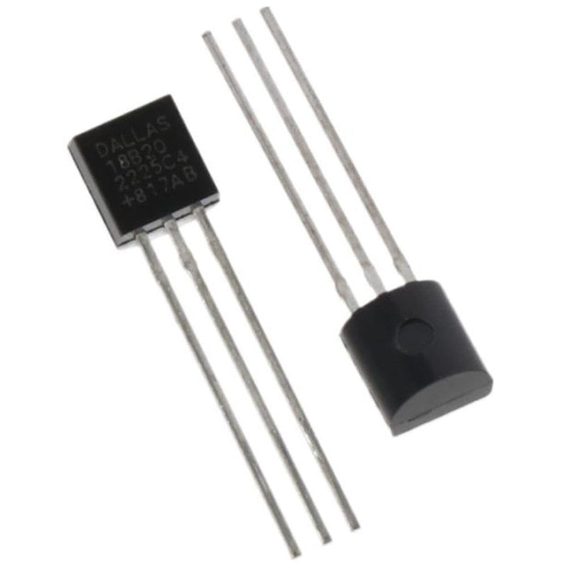 [Australia - AusPower] - DS18B20 10pcs Black Durable 18B20 TO-92 3 Pins Wire Integrated Circuit Temperature IC Sensor Industrial 