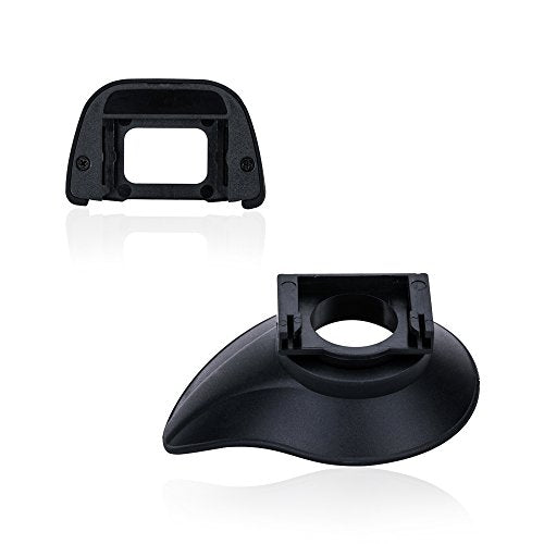 JJC Silicone Eyecup Viewfinder for Nikon D7500 D5600 D3400 D750, 2-Type