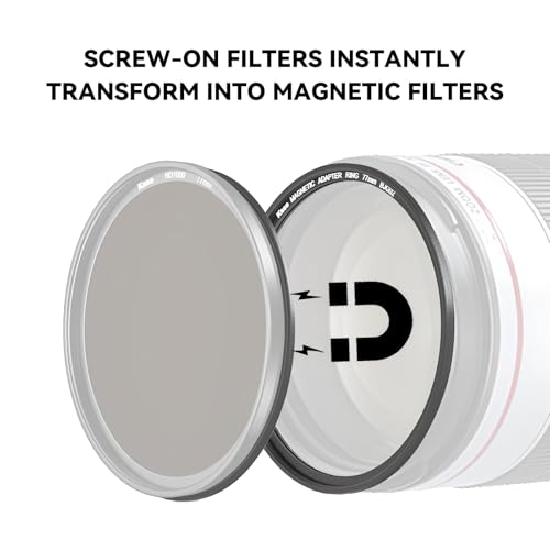 49mm Magnetic Adapter Ring Kit Quick-Release to Threaded Filter Converter 49mm