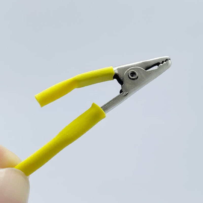 [Australia - AusPower] - Electrode Lead Wires Cable Clip, Compatible with Most TENS EMS Unit, 10 Pcs 