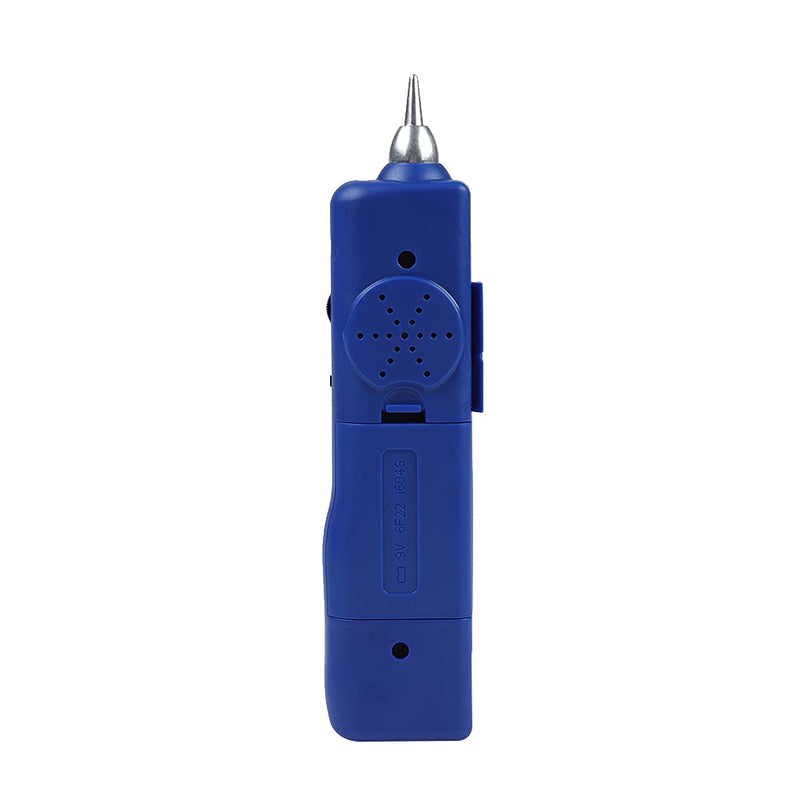 [Australia - AusPower] - Rapid LAN Network Multifunctional Cable Tester Line Finder Portable Wire Tracker Tool Tone Generator Probe Kit for Telephone Line Tester and Continuity Checking(No Batteries Included)(Blue) 