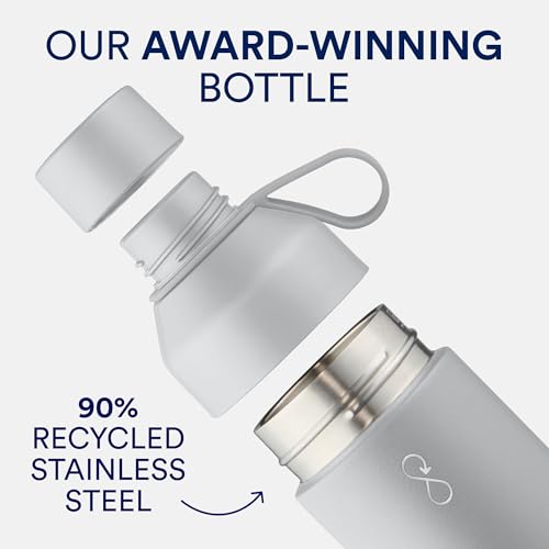 Ocean Bottle Original 34oz Stainless Steel Water Bottle (Rock Grey) Rock Grey Original 34 oz