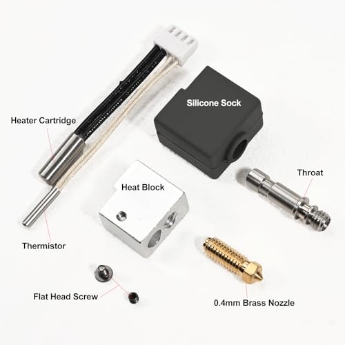 Hotend Kit Assembled Print Hot End for Anycubic Kobra S1,Kobra S1 Combo for Kobra S1