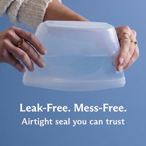 Stasher Premium Reusable Silicone Food Storage Gallon Bag, Clear, 128 oz