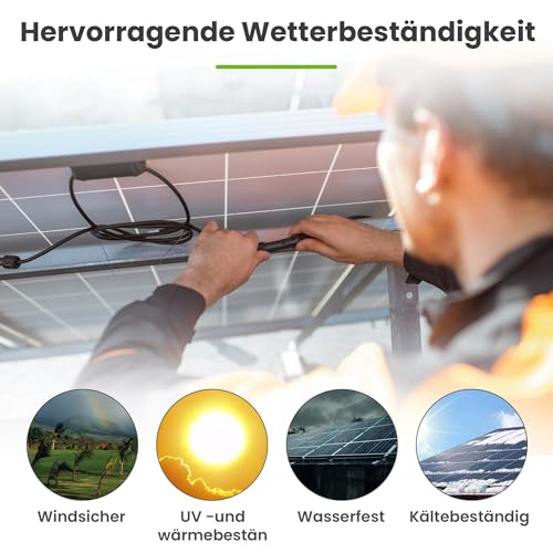 Offgridtec H07V-K Earth Cable 16 mm² 450/750 V (Green/Yellow, 5 m) | Fine-stranded copper conductor, flame retardant XLPO/PVC insulation, HAR certified, for fixed installation, high flexibility 5 metres Green-yellow wire (16 mm²)