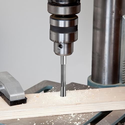 Swawis 10 pieces H7 3-12 mm straight shaft HSS reamer set | Machine reamer for wood and metalworking to improve accuracy in drilling processing H7 3-12 Mm, 10 Pieces