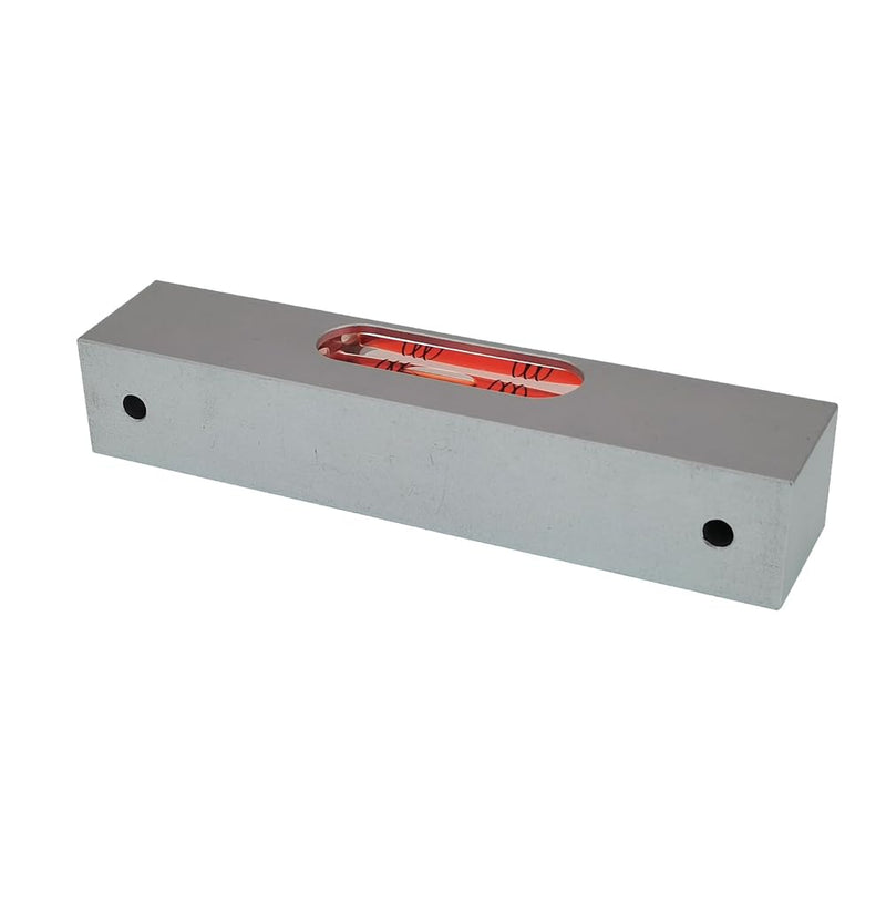 [Australia - AusPower] - UMEI Rectangular Adjustable Level Instrument with Holes, Aluminum Alloy Metal Adjustable Liquid Level Level Bubble, Luminous demagnetization, Length 120mm, Hole spacing 100mm (red) Red 