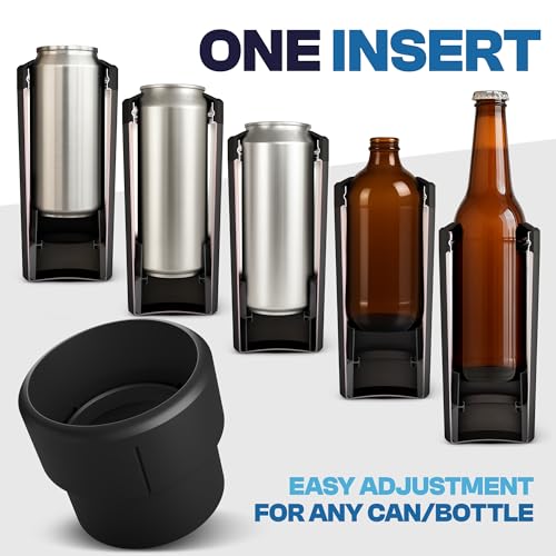 Frost Buddy XL Can Cooler - Fits 12/16/20/24 oz Cans & Bottles (Crimson) Crimson