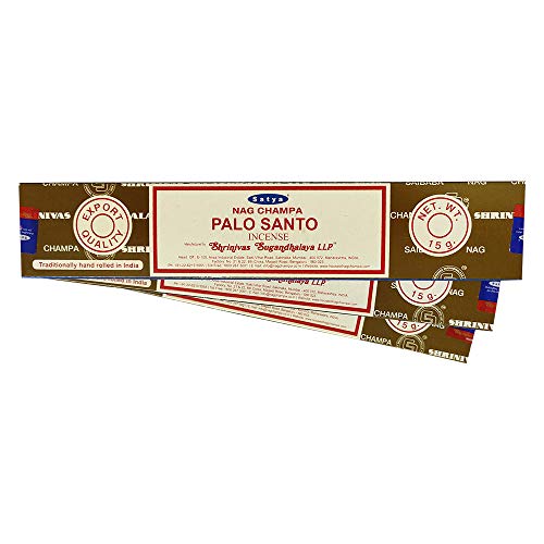 Satya Nag Champa Palo Santo Incense Sticks 15gmx3 Pack (45 GMS)