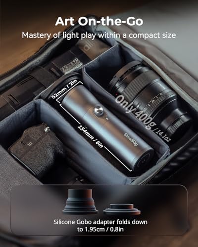 SmallRig RF 10C 10W Zoomable LED Photography Flashlight, Portable Spotlight 10W (RF10C)