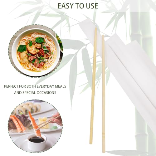 500 Pairs 9 Inch Disposable Bamboo Chopsticks Bulk