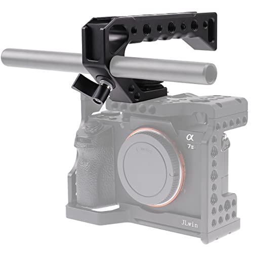 Hersmay X-H2/X-H2S Camera Cage with Top Handle for Fujifilm X-H2 X-H2S Mirrorless Digital Camera Aluminum Alloy Film Movie Making Camera Video Cage with Shoe Mount