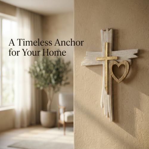 Zhao Xiang Christian Gifts Wall Cross Spiritual Home Decor for Entryway