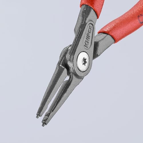 KNIPEX internal precision snap ring pliers, 5.50-inch tool with curved tips