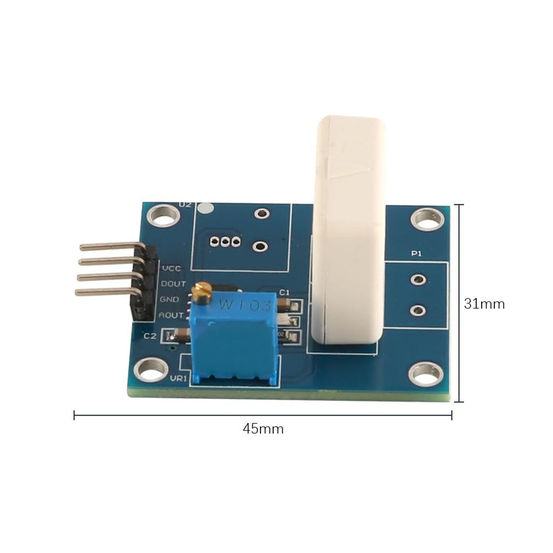 Hall Power Sensor Reverberation Sensor DC 5V 35A Short Circuit Overcurrent Protection Detector WCS1800 Suitable for Current Detection