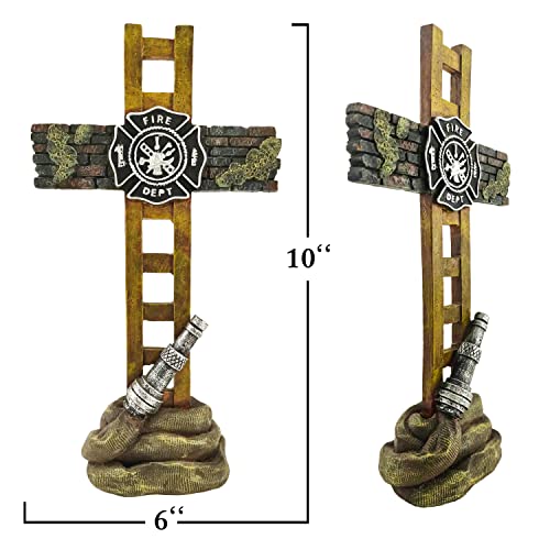 Firefighter Gift Statue, 10 Inch Home Decor Figurine