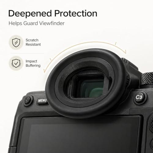 Extended Z8 Z9 Zf DK-33 Eyepiece, Round Soft Silicone Camera Eyecup
