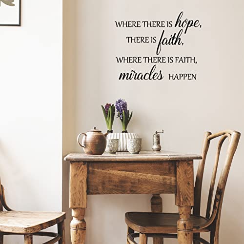 Zonon 5 Sheets Inspirational Quotes Wall Decals Peel Stick, Positive