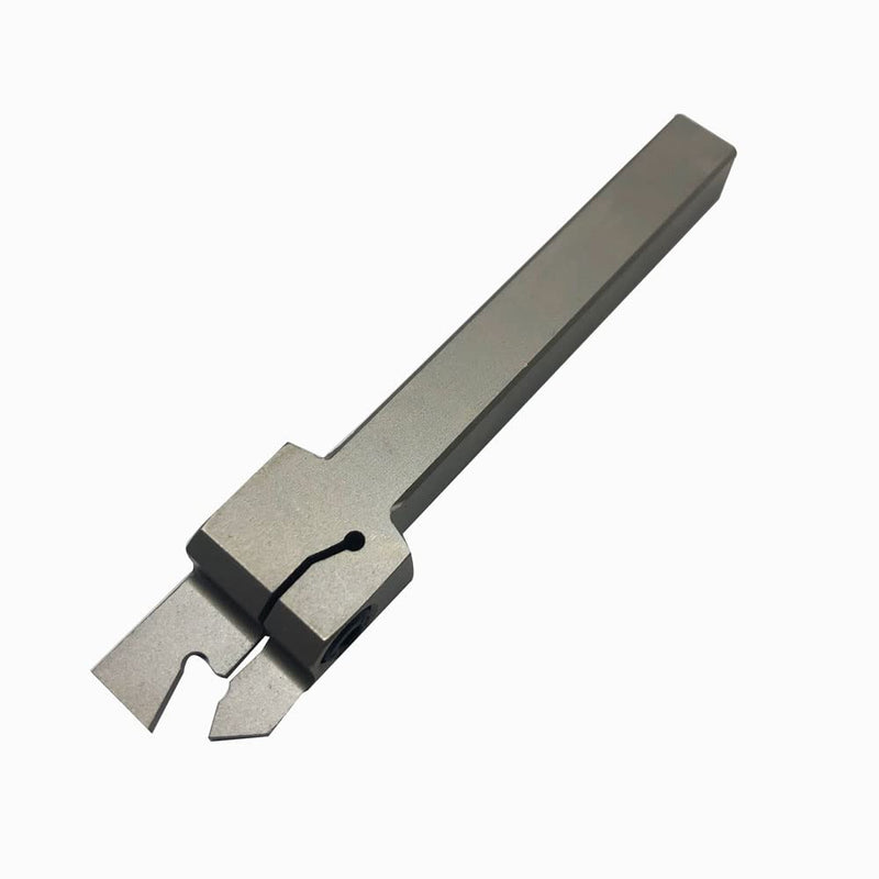 [Australia - AusPower] - 1/2" 3/8" Indexable Lathe Grooving Parting Holder with 10 Pieces GTN- SP200 Heavy Duty Nickel Plated ZQ1212R02 Right -Hand Cut Off Tool Carbide Inserts (3/8" ZQ1010R02 with 10pcs inserts) 3/8" ZQ1010R02 with 10pcs inserts 