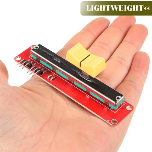 Vaguelly 10K Slide Potentiometer Module Linear Slider Potentiometer Board with Dual Analog Output 0-Vcc Signal Replacement for Microcontroller Circuits and Electronic Projects 3 Pack