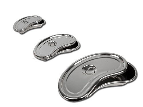 GIMA UPL-062 Kidney Dish with Lid Stainless Steel 200mm x 95mm x 35mm