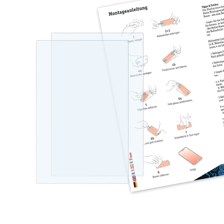 [Australia - AusPower] - Screen Protector compatible with Topcon FC-6000 Protector Film, crystal clear Protective Film (2X) 