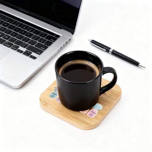 Christian Gifts for Women Men Faith Based Religious Gift God Says You are Wood Drink Coaster for Desk Square Cup Holder Unique Inspirational Christmas Birthday Valentines Day Gifts Best Friend Sister