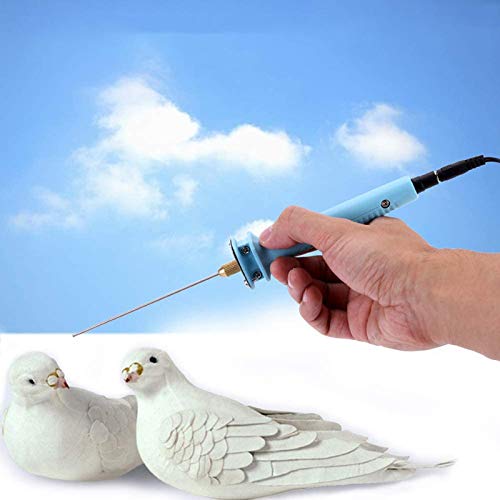Electric Styrofoam Cutter, AC110-240V 10cm Needle Type Electric Hot Wire Foam Cutter Pen Tool with Power Supply for Art Model Making (EU Plug) EU plug