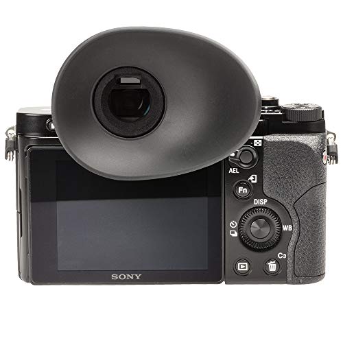 Hoodman Glasses Model HEYESG HoodEYE Camera Eyecup Eye Cup Viewfinder Eye Piece for Sony Alpha7 Alpha7II Alpha7III Alpha7R Alpha7RII Alpha7RIII Alpha7S Alpha7SII Alpha9II A58 A57 A65