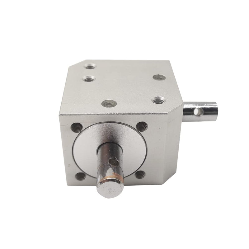 [Australia - AusPower] - 1:1 Right Angle Tapered Bevel Gearbox Mini 1 Module 20 Teeth 90° Angle Drive Steering Gear Device Simple Mechanical DIY Module with 8mm Shaft 1 short output shaft 