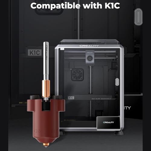 Creality K1C Ceramic Heating Block Kit, 3D Printer Parts All Metal Quick-Swap Nozzle Kit Heat Break 300°C High Temperature Resistance Hotend Heating Block Kit with for K1C K1C Old Version