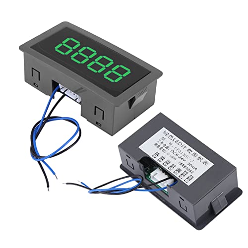 4-Digit Automatic Digital Counter, DC 8-24V, LED Display, Counting Range 0-9999, Up-Down Counter, Green, 8 x 4 x 2.5 cm